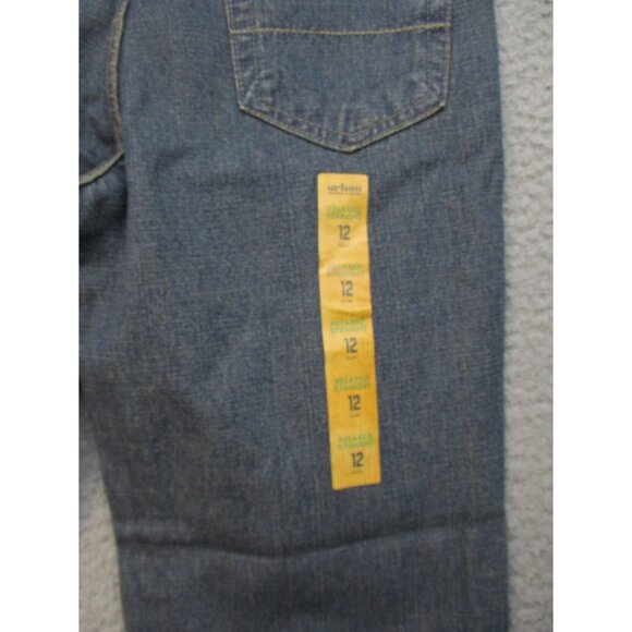 Urban Pipeline Jeans Boys 12 Relaxed Straight Leg Slim Adjustable Waist Skater - Picture 9 of 10